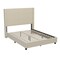 Flash Furniture Beige Queen Platform Bed with Tufted Headboard YK-1077-BEIGE-Q-GG - alternate 6